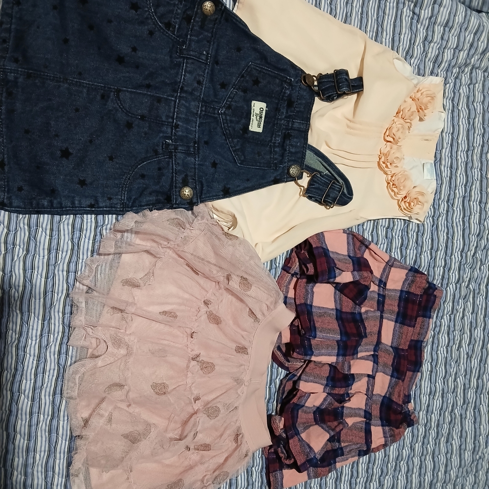 H&M Light Pink Tulle Embroidered Top